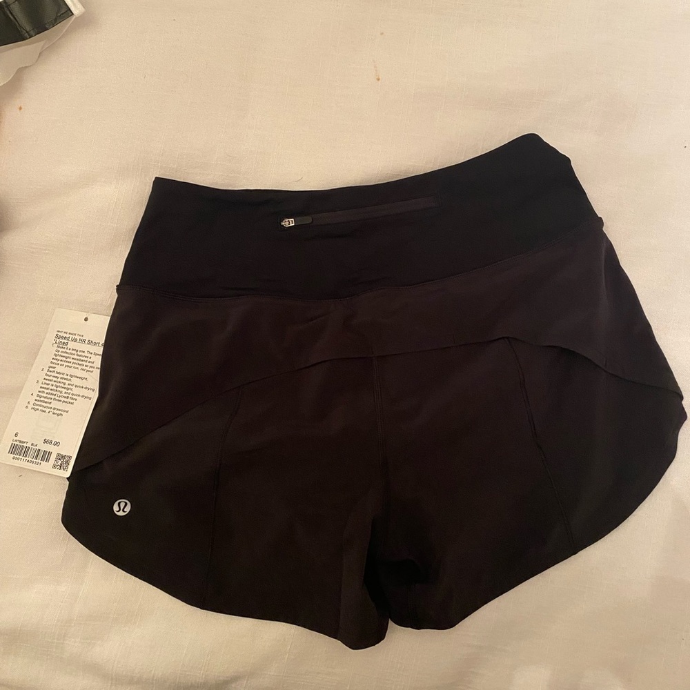 Speed up high rise lined short 4”